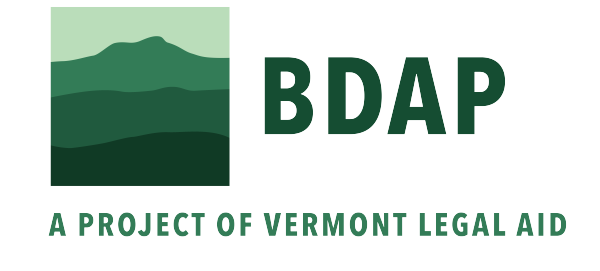 BDAP, a project of Vermont Legal Aid