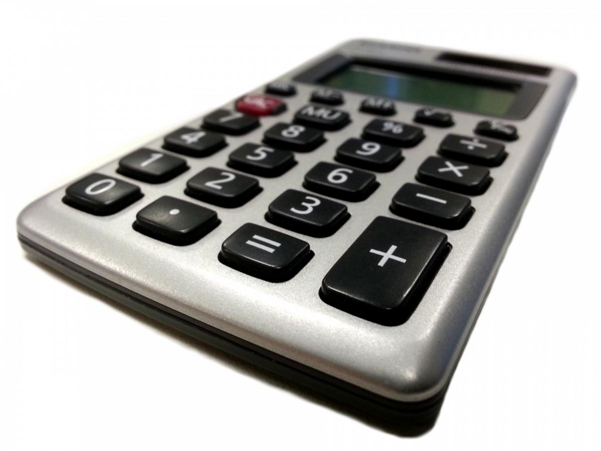 Image of a calculator