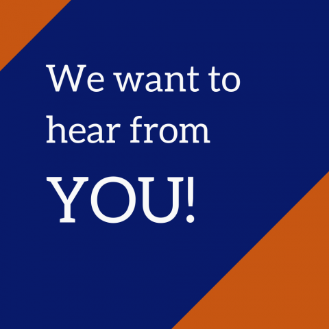 We want to hear from you!